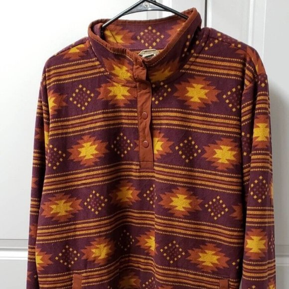 Duluth Trading Co Other - Duluth Trading Men's Fleece Pullover  Size: XXL  Southwest Aztec?  1/4 Snap